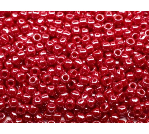 Бисер TOHO Round 11/0 TR-11-125 - Opaque Lustered Cherry / 5г