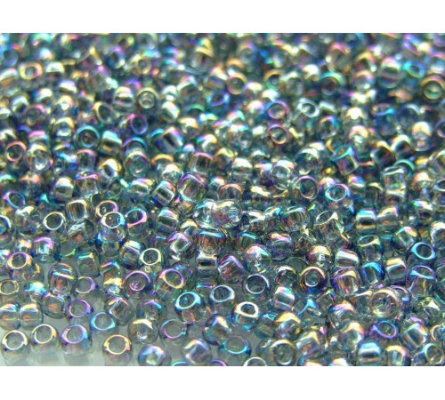 Бисер TOHO Round 11/0 TR-11-176 - Transparent Rainbow Black Diamond / 5г