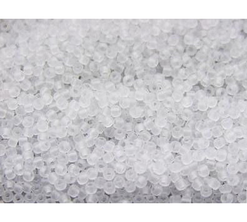 Бисер TOHO Round 11/0 TR-11-1F - Transparent-Frosted Crystal