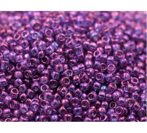 Бисер TOHO Round 11/0 TR-11-205 - Gold-Lustered Dk Amethyst