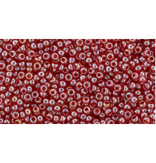 Бисер TOHO Round 15/0 TR-15-109B - Transparent-Lustered Siam Ruby