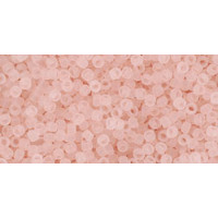 Бисер TOHO Round 15/0 TR-15-11F - Transparent-Frosted Rosaline