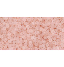 Бисер TOHO Round 15/0 TR-15-11F - Transparent-Frosted Rosaline