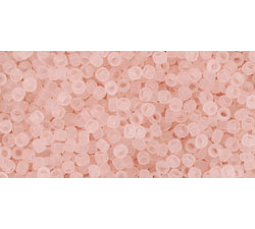 Бисер TOHO Round 15/0 TR-15-11F - Transparent-Frosted Rosaline