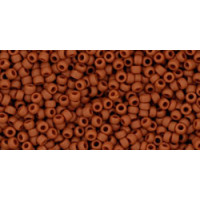 Бисер TOHO Round 15/0 TR-15-46LF - Opaque Frosted Terra Cotta