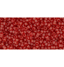 Бисер TOHO Round 15/0 TR-15-5CF - Transparent-Frosted Ruby