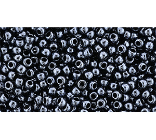 Бисер TOHO Round 15/0 TR-15-81 - Metallic Hematite