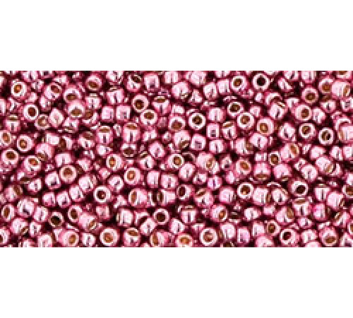 Бисер TOHO Round 15/0 TR-15-PF553 - PermaFinish - Galvanized Pink Lilac