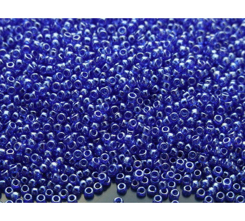 Бисер TOHO Round 15/0 TR-15-116 - Transparent-Lustered Cobalt