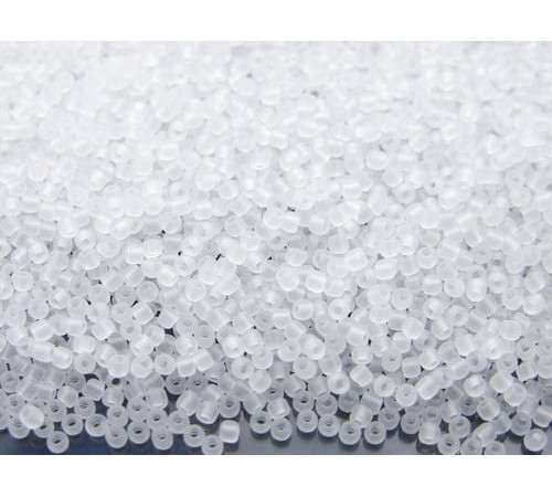 Бисер TOHO Round 15/0 TR-15-1F - Transparent-Frosted Crystal