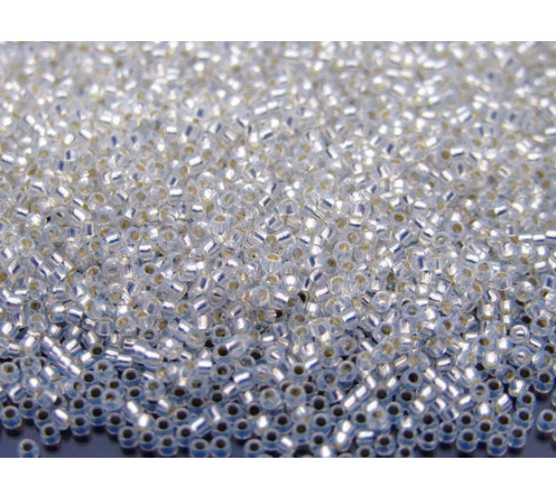 Бисер TOHO Round 15/0 TR-15-2100 - Silver-Lined Milky White