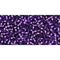 Бисер TOHO Round 15/0 TR-15-2224 - Silver-Lined Purple