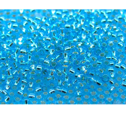 Бисер TOHO Round 15/0 TR-15-23 - Silver Lined Aquamarine