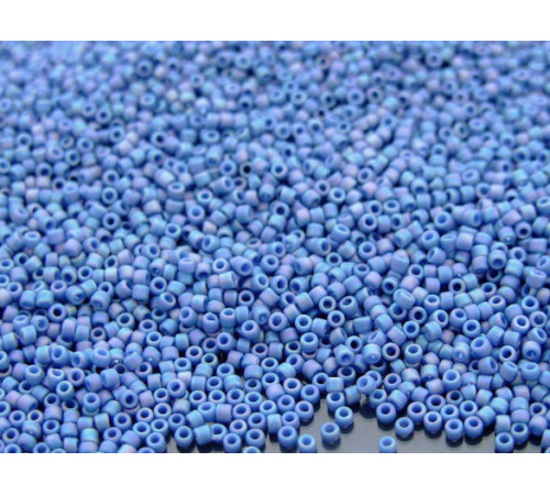 Бисер TOHO Round 11/0 TR-11-2636F - Semi Glazed Rainbow - Soft Blue