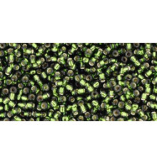 Бисер TOHO Round 15/0 TR-15-37 - Silver-Lined Olivine