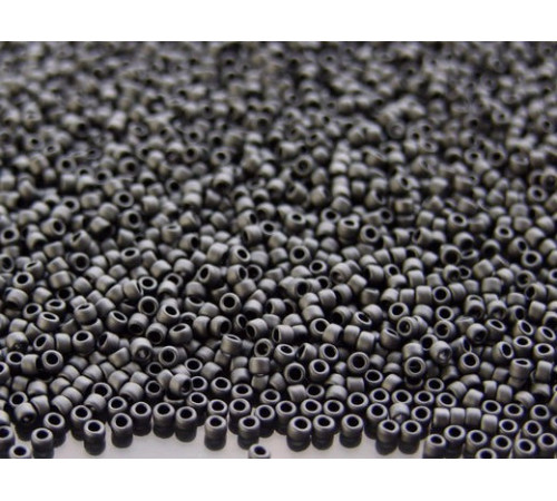 Бисер TOHO Round 15/0 TR-15-611 - Matte-Color Opaque Gray