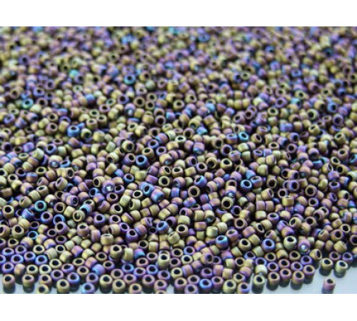 Бисер TOHO Round 15/0 TR-15-615 - Matte-Color Iris - Purple