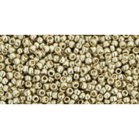Бисер TOHO Round 15/0 TR-15-PF558 - PermaFinish - Galvanized Aluminum
