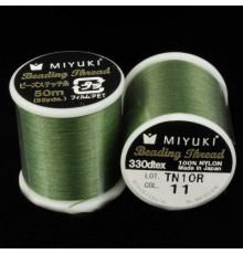 Бисерная нить MIYUKI #11 Зеленый