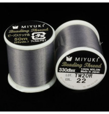 Бисерная нить MIYUKI #22 Грозовой синий