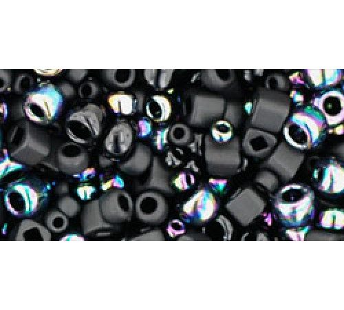 Мультимикс бисера TOHO - Borakku- Black Mix (TX-01-3210) / 10 г