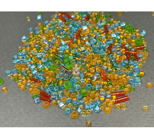 Мультимикс бисера TOHO -  Haiku- Orange/Green/Blue Mix (TX-01-3228)