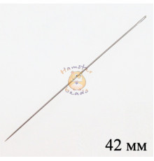 Игла бисерная "Miyuki" MN-442mm, нержавеющая сталь (1 шт)