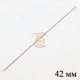 Игла бисерная "Miyuki" MN-442mm, нержавеющая сталь (1 шт)