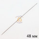Игла бисерная "Miyuki" MN-448mm, нержавеющая сталь (1 шт)