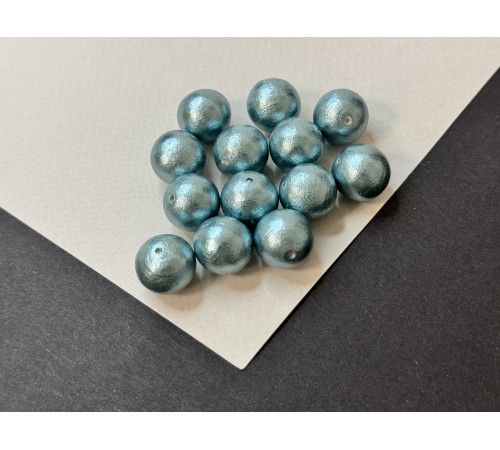 Хлопковый жемчуг Gray Blue /круглый