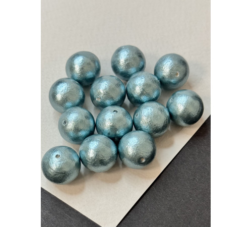 Хлопковый жемчуг Gray Blue /круглый