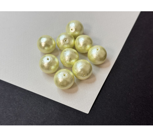 Хлопковый жемчуг Mint Green /круглый