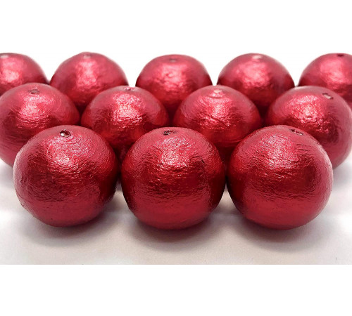 Хлопковый жемчуг Red /круглый