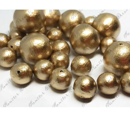 Хлопковый жемчуг Gold /круглый