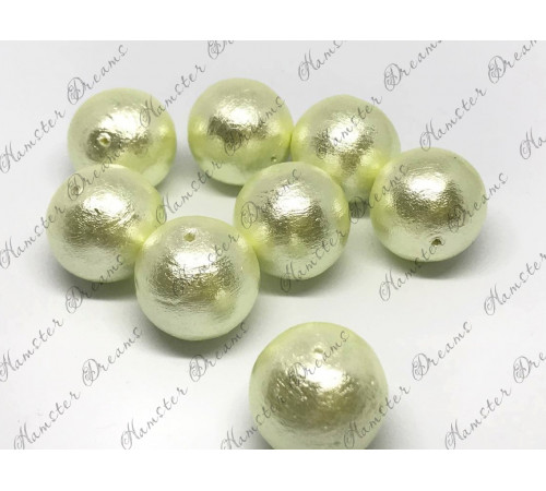 Хлопковый жемчуг Mint Green /круглый