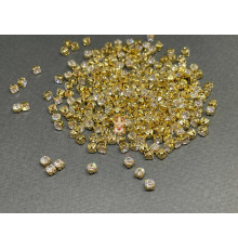 Шатоны Crystal Argent Flare/оправа золото, ss12 (3 мм), 10 шт 