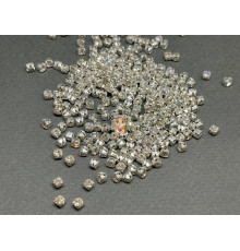 Шатоны Crystal Argent Flare/оправа серебро, ss12 (3 мм), 10 шт 