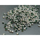 Шатоны Emerald /оправа серебро, ss12 (3 мм), 10 шт 