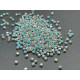 Шатоны Turquoise /оправа серебро, ss12 (3 мм), 10 шт 
