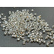Шатоны White Opal /оправа серебро, ss12 (3 мм), 10 шт 