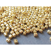 Шатоны Crystal Aurum Full/оправа золото, ss12 (3 мм), 10 шт 