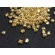 Шатоны Crystal Monte Carlo /оправа золото, ss16 (4 мм), 10 шт 