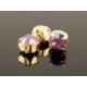 Шатоны Amethyst Opal /оправа золото, ss16 (4 мм), 10 шт 