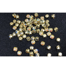 Шатоны Jonquil AB /оправа золото, ss16 (4 мм), 10 шт 