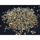 Шатоны Crystal Bermuda Blue /оправа золото, ss16 (4 мм), 10 шт 