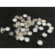 Шатоны White Opal /оправа серебро, ss16 (4 мм), 10 шт 