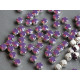 Шатоны ss29 Amethyst Opal/ оправа серебро