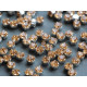 Шатоны ss29 Light Peach/ оправа серебро