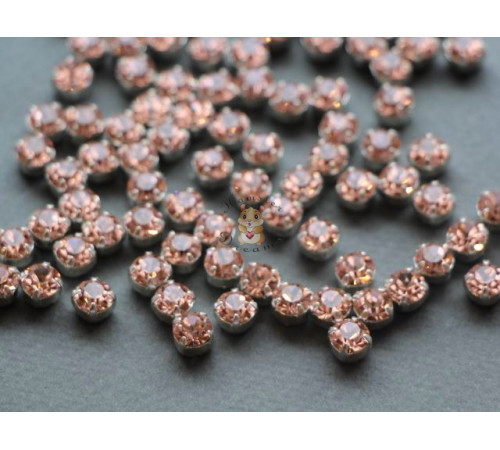 Шатоны ss29 Vintage Rose/ оправа серебро