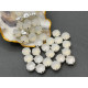 Матовые шатоны ss39 White Opal Matt оправа серебро